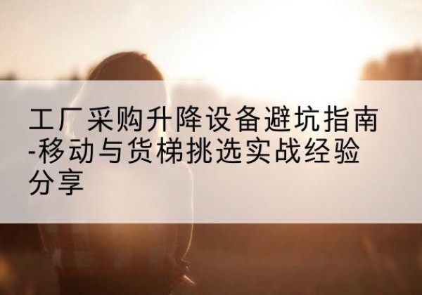 南岸区移动式升降机怎么选-工厂采购升降设备避坑指南-移动与货梯挑选实战经验分享
